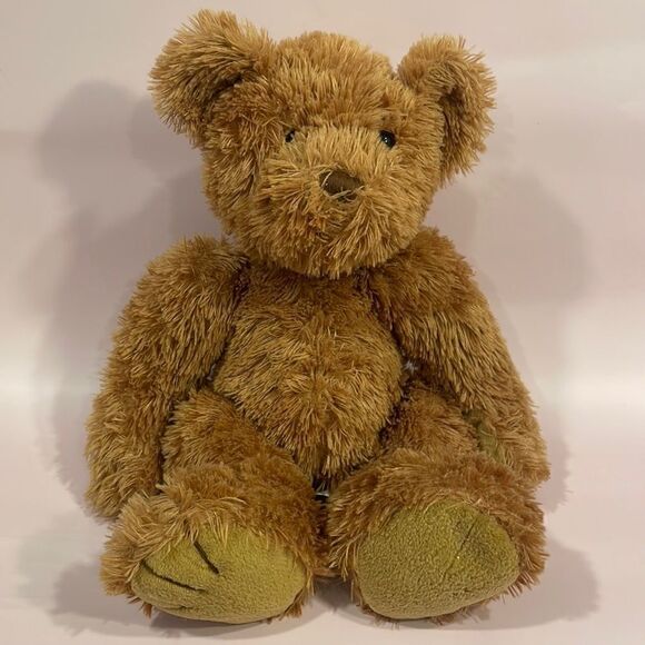Classic Light Brown Teddy Bear Good Used Condition 15” tall No Brand Specified - Picture 1 of 7
